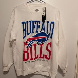 NFL Buffalo Bills White Sweatshirt